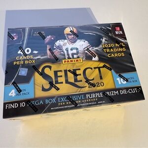 2020 Panini Select Football 40 Card Box. New & Sealed!